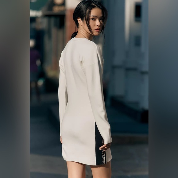 NWT! Daily Practice by Anthropologie Long-Sleeve Mini Dress - Size Medium 🟡 - Picture 3 of 7